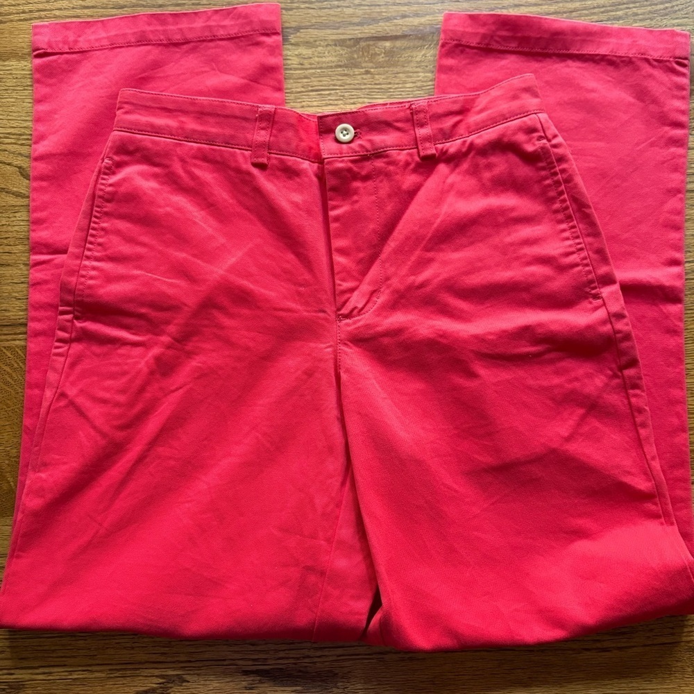 Vineyard Vines Kids pants- Green with woody truck with tree and NWT Red VV Pants - Picture 8 of 16